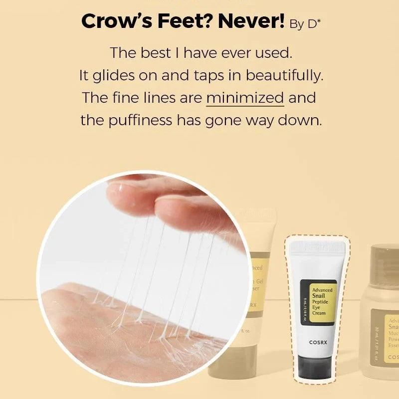 COSRX All About Snail Trial Kit (Korea) – 4 Step Korean Skincare Set for Glowing & Hydrated Skin 12 COSRX All About Snail Trial Kit (Korea) – 4 Step Korean Skincare Set for Glowing & Hydrated Skin - Image 12