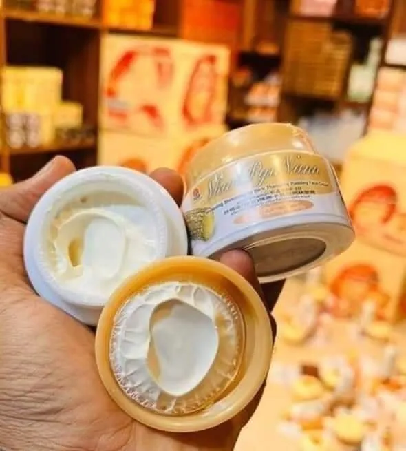 Shwe Pyi Nann Whitening Shinmataung Bark Thanaka Pudding Face Cream 25ml 5 Shwe Pyi Nann Whitening Shinmataung Bark Thanaka Pudding Face Cream 25ml - Image 5