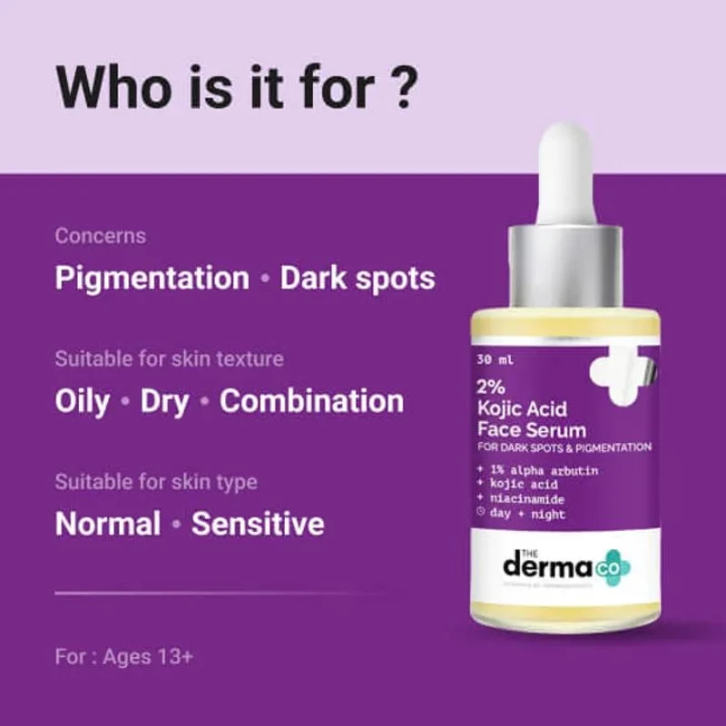 The Derma CO 2% Kojic Acid Face Serum 30ml 3 The Derma CO 2% Kojic Acid Face Serum 30ml - Image 3