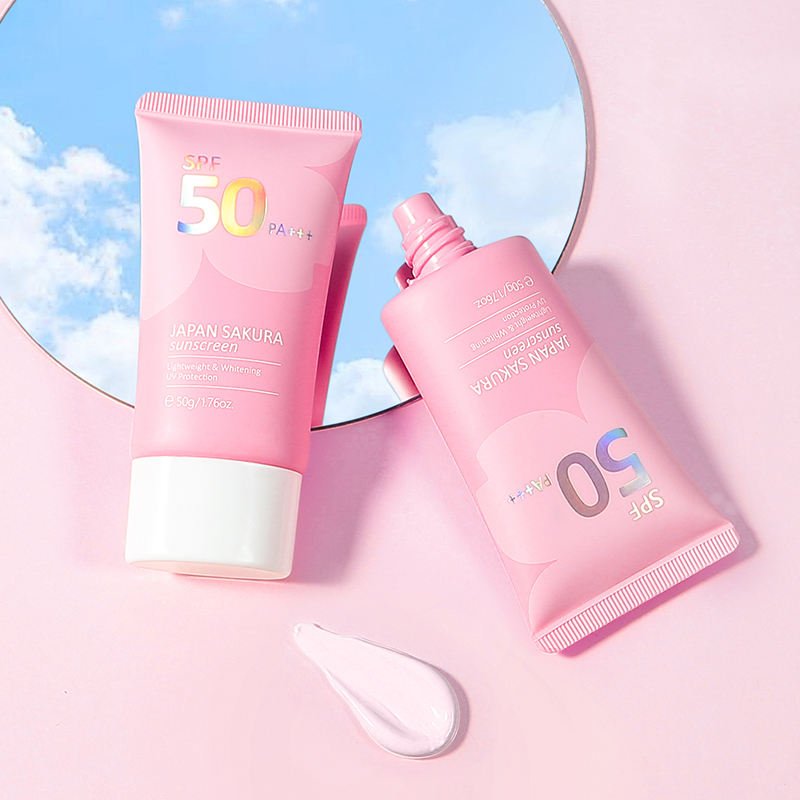LAIKOU Japan Sakura Sunscreen SPF 50 PA+++ (50g) | Lightweight Brightening Sun Protection Cream 3 LAIKOU Japan Sakura Sunscreen SPF 50 PA+++ (50g) | Lightweight Brightening Sun Protection Cream - Image 3